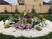 Устройство цветников